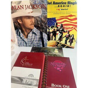 Alan Jackson Songbook & Get America Singing Again Plus Hymns & Scripture In Song